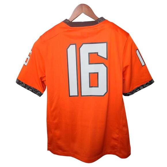 Nike Oklahoma State Team Jersey - Orange - Size L - #16 - Picture 2 of 5
